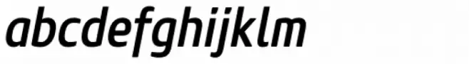 Core Sans M 57 Cn Medium Italic