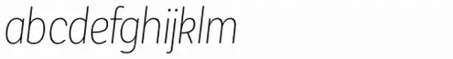 Corporative Sans Round Condensed Alt Thin Italic
