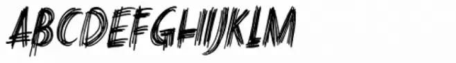 Criss Cross Condensed Italic