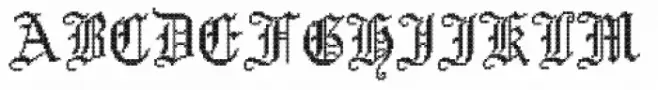 Cross Stitch Gothic