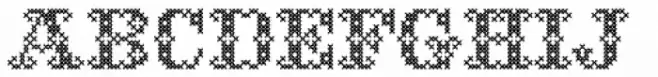 Cross Stitch Monogram