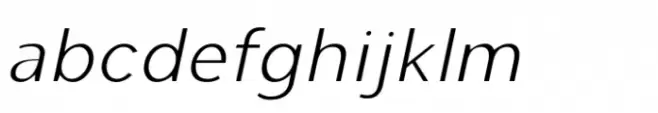 Cumhuriyet Pro Thin Italic