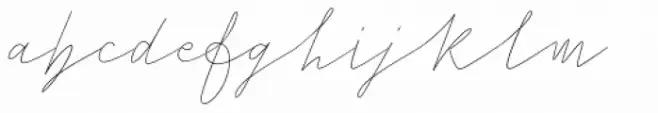 Cursive Signa Script Thin Italic