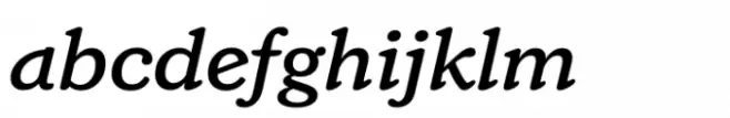 Custer Subhead Semi Bold Italic