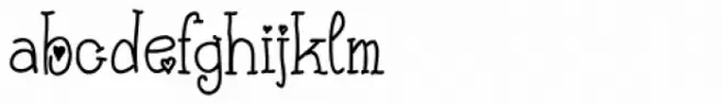 Cute Letters Hearted