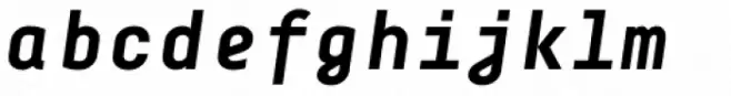 Decima Mono Bold Italic
