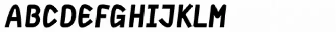 DF Staple TXT Heavy Italic Caps