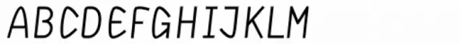 DF Staple TXT Italic Caps