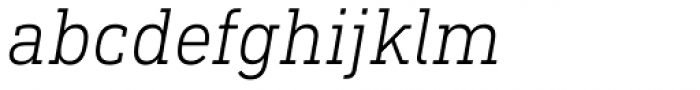 DIN Next Slab Light Italic