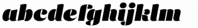 Eckhart Poster Extra Black Italic
