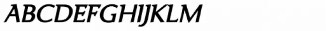 Ela Demiserif Plain Caps Italic