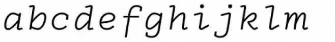Electrica Light Italic