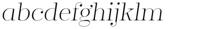 Encorpada Classic ExtraLight Italic