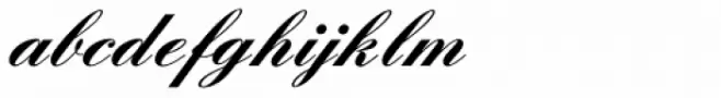 Englische Schreibschrift Bold