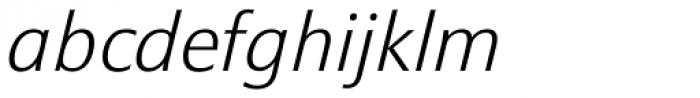 Epoca Classic ExtraLight Italic