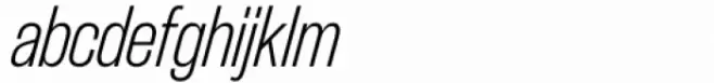 Etrusco Now  Condensed Light Italic