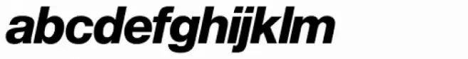 Europa Grotesk Nr 2 SH ExtraBold Italic