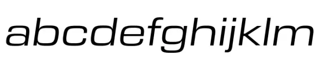 Eurostile Next Paneuropean Extended Italic