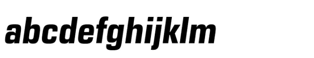 Eurostile Next Paneuropean Narrow Bold Italic