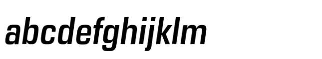 Eurostile Next Paneuropean Narrow Semi Bold Italic