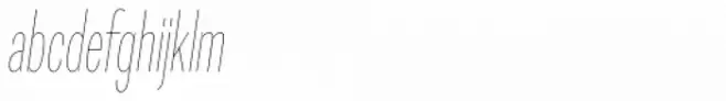 Favela Thin Italic