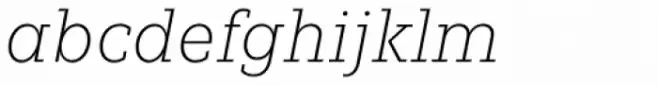 Fenomen Slab SCN Thin Italic