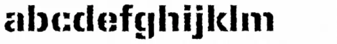 Ferro Stencil EF Bold Rough