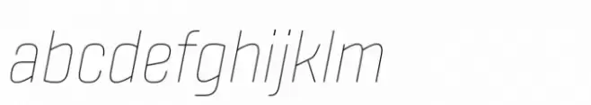 Fester Thin Italic