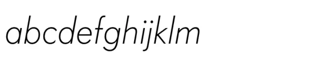 FF Bauer Grotesk Paneuropean Light Italic