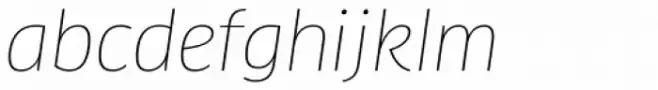 FF Clan Pro Thin Italic