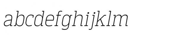 Finalist Round Slab Extra Light Italic