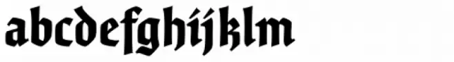 Fine Gothic Black