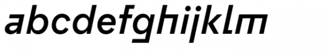Flink Neue Bauhaus Cnd Medium Italic