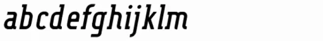 Fou Serif CN Medium Italic