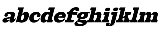 Franqueline Slab Extrabold Slant