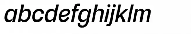 Fridag Sans Semi Bold Italic