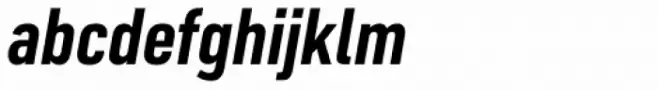 FS Industrie Condensed Bold Italic