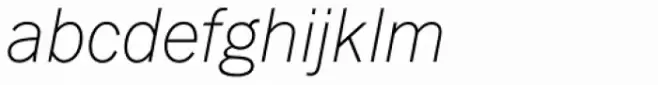 Fuller Sans DT ExtraLight Italic