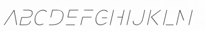 Galactica Extralight Italic