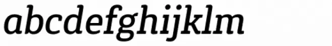Gaspo Slab Medium Italic