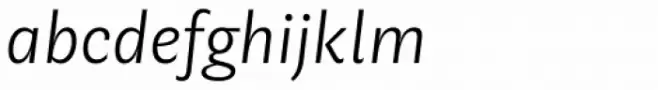 Geller Sans Nr Light Italic
