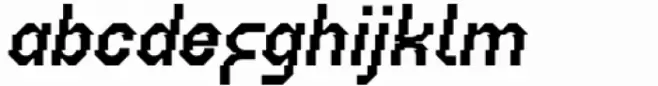 Geometrisk Bold Italic