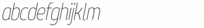 Geon Condensed Thin Italic
