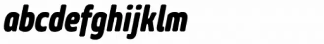 Geon Soft Condensed Black Italic
