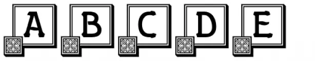 Gildersleeve Initials No 2 Bold