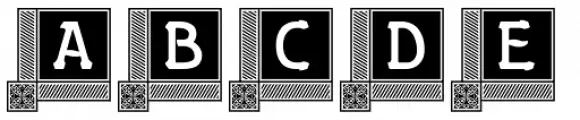 Gildersleeve Initials No 3 Bold