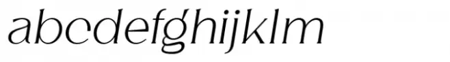 Gritlen Italic Extra Light