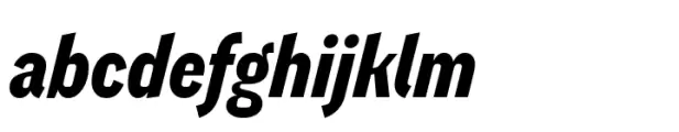 Grollera Condensed Black Oblique
