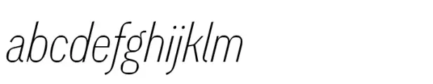 Grollera Condensed Thin Oblique