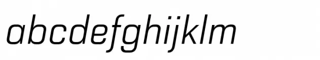 Haboro Squared Extra Light Italic